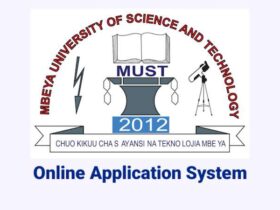 MUST Online Application system 2024/2025 - Mbeya University of Science and Technology